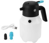 unbrand Pulverizador de espuma de coche eléctrico de 1,8l, pulverizador de espuma a batería Wash 2000mah, pulverizador de espuma con bomba inalámbr...