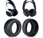 Almohadillas para los oídos para auriculares Ps5 Pulse 3d Almohadillas de repuesto Almohadillas para los oídos Cubierta para los oídos Wuqx Negro 2pcs