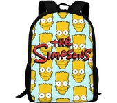 La mochila de Los Simpson, la mochila para computadora portátil impresa en 3D, la mochila de día casual liviana, la mochila de viaje multifunción 1...