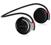 Auricular Bluetooth mini-503 MP3 Player, compatible con radio FM y tarjeta TF de 32 GB Negro
