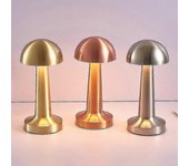 Vintage Bar Lámpara de mesa Batería portátil Led Noche Luces cálidas Lámpara recargable Nuevo Golod