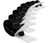 Kit de fijación de cubierta solar para piscinas - 8 correas de cubierta solar - Kit de correa de cubierta solar - Fijación de carrete de cubierta