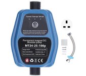 2024 Bomba de refuerzo de presión de agua 100w 24v 25l Ip56 Bomba de refuerzo de ducha automática de detección inteligente REINO UNIDO Blue