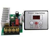 Regulador de voltaje de CA de 4000 vatios, atenuador, controlador de temperatura de velocidad del motor eléctrico para calentador de agua Moto (enr...