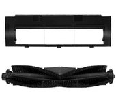 Kit de cubierta de cepillo de rodillo principal para Proscenic M7 PRO M7 MAX M8 PRO / ROIDMI EVE PLUS /Viomi S9 Robot Vacu Negro