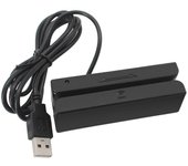 Msr90 USB banda magnética tarjeta de lectura de la máquina de lectura lector de tarjetas Stripe 3 pistas Mini Swiper para PC USB