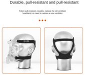 9PCS Correa universal para la cabeza de la máscara CPAP para la serie para la correa de las máscaras CPAP Negro