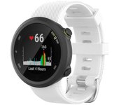 Para Garmin Forerunner 45 / Forerunner 45s correa de silicona Blanco