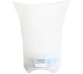 Cubitera LED recargable con altavoces Bluetooth para bodas y celebraciones