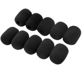 10 piezas de micrófono, parabrisas, protector de micrófono de esponja suave, fundas de espuma para auriculares, reemplazo para micrófono de reunión...