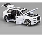 1:32 Rolls Royce Cullinan SUV Aleación Luxy Modelo de Coche Diecast Metal Juguete Vehículos Modelo Simulación Sonido y Luz Niños Regalo Blanco