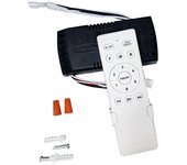 Reemplazo del kit de control remoto del ventilador de techo universal, 6 velocidades y temporización, reemplazo remoto para DC C