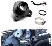 Accesorio de manguera de agua de aluminio para N54 335i 335xi 135i 325i 330i 3.0l 11537544638 Negro
