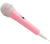 Unbrand Niños Micrófono con cable Juguete Instrumento musical Karaoke Cantante Niño Música divertida Regalo de Navidad Rosa