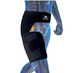 Soporte de cadera para alivio del dolor de ciática, manga de compresión del muslo, cinturón sacroilíaco ajustable para la articulación Si, nervio c...