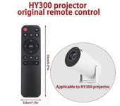 Mando a distancia original para HY300 HY320 HY300 PRO Proyector magcúbico Proyector Android portátil con mando a distancia universal