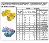 Zapatillas de goma para niños pequeños Zuecos Zapatos Niños Niñas Sandalias de playa24