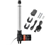 Succebuy Kit de actuador lineal, actuador de movimiento lineal de alta velocidad de 10 pulgadas de 0,98 "/ s 24 V, 220 lb / 1000 N Actuador lineal ...