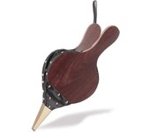 Fuelle de madera grande, boquilla de fuelle de chimenea de madera con cable colgante, para chimenea, parrilla (pequeña) Large