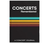 Nueva pista de diario de conciertos Conciertos favoritos Graba cada momento del concierto Los mejores regalos para tu amor Negro