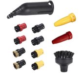 Cepillo de boquilla de vapor Cepillos redondos para SC2 SC3 SC4 SC5 Boquilla de extensión de vapor Cepillo de cobre Negro
