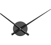 Agujas De Reloj Grandes Y Mecanismo, Reloj De Pared De Manos Largas Negras Modernas _dxm Negro