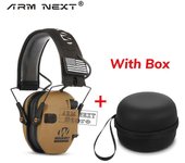 Redkid Calidad Walker's Razor Slim Electronic Muff Deportes al aire libre Anti-ruido Impacto Auriculares de amplificación de sonido desierto con Bo...