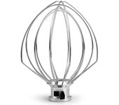 Batidor de acero inoxidable 5K452WW para máquina de cocina 5KSM90-5KSM185 Plata