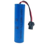 2 piezas 18650 batería de litio 3.7v Sm-2p enchufe 1200mah juguetes para niños juguetes eléctricos recargables li