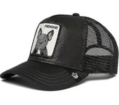 Unbrand Gorra de béisbol de malla unisex Moda Visera solar de verano Sombrero Snapback Sombreros de camionero Bulldog Francés