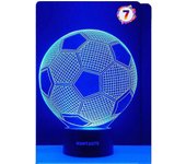 Lámpara de pelota de fútbol 3D Regalos para niños, niñas, habitación, luz nocturna, juguetes, decoración de cabecera, regalos para niños, bebés, 7 ...