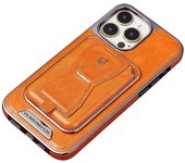 RMBMAX para iPhone 12 Pro 6.1 pulgadas Funda para teléfono celular Soporte de tarjeta desmontable Cubierta de soporte