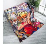v1025 Monkey D Luffy Gear 5 Wanted Manta Fleece Textile Decor Anime Multifunción Mantas ligeras para oficina en casa Quilt tyy1025 100x125cm 50x40in