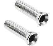 2pcs 304 Acero inoxidable Fregadero de cocina Colador Tornillo Filtro de residuos roscado Conector de tornillo M1245mm Tornillo de perno del fregad...