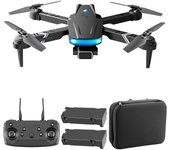 LS-878 RC Drone para principiantes Mini Folding Altitude Hold Quadcopter RC Toy Drone para niños con cabeza 2 batteries