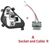 Heedy Zócalo del soporte del soporte de la luz trasera del conector de la bombilla trasera de la placa de la lámpara de freno para BMW Serie 3 316 ...
