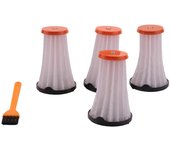 Filtro de repuesto de 4 piezas para aspiradoras AEG / Electrolux Rapido y Ergorapido, AEG AEF 144, Electrolux EF144