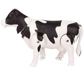 Juguete eléctrico de leche para vaca Simulación realista Modelo de figura de vaca Juguete para niños Niños