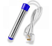 Calentador de agua de bañera de gran potencia de 3000w 70 Caldera de varilla calefactora de apagado automático Enchufe azul