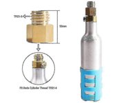 La rosca de flujo de cilindro 2024 convierte el adaptador Match Quooker Cube Tank Hembra Tr21-4 a Macho Tr21-3