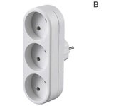 Adaptador de enchufe de pared de tierra de la UE Convertidor de toma de corriente de extensión de enchufe 3500W B31