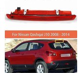 Tercera luz de freno trasera LED para Nissan Qashqai J10 2008 2009 2010 2011 2012 2013 2014 Luz de advertencia de señal de parada de montaje alto C...