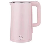 Hervidor de agua eléctrico inteligente de 2,3 L Mango antiquemaduras Hervidor de calefacción seguro para la casa Rosa