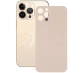 Tapa de batería trasera de vidrio de fácil reemplazo para iPhone 13 Pro Max Oro