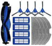 Para Robovac G10 G20 G30 Hybrid Piezas de repuesto Hepa Filtro Paños de fregona Cepillo lateral principal Vacío Clea Como se muestra