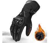 Guantes de moto de invierno cálido pantalla táctil impermeable protección motocross moto hombres guantes moto luvas