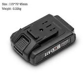 Taladro eléctrico recargable de doble velocidad de 21v taladro de pistola taladro de pistola herramienta de destornillador eléctrico accesorios de ...