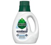 Seventh Generation Detergente líquido libre y transparente de séptima generación para ropa, 45 oz