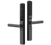 Cerradura electrónica al aire libre Huella dactilar Wifi APP Puerta corredera de aluminio impermeable 3585 Hook Lock Body