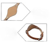 Correa de reloj de cuero genuino de 8 mm para Fossil Es3060 Es3565 Es2830 3077 3262 3060 4176 4119 Pulsera de banda pequeña de mujer de piel de vac...